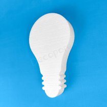 Lampadina polistirolo decorazione