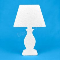 Lamp polystyrene decoration