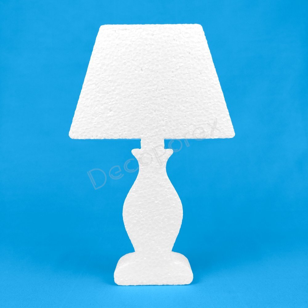 Lamp polystyrene decoration