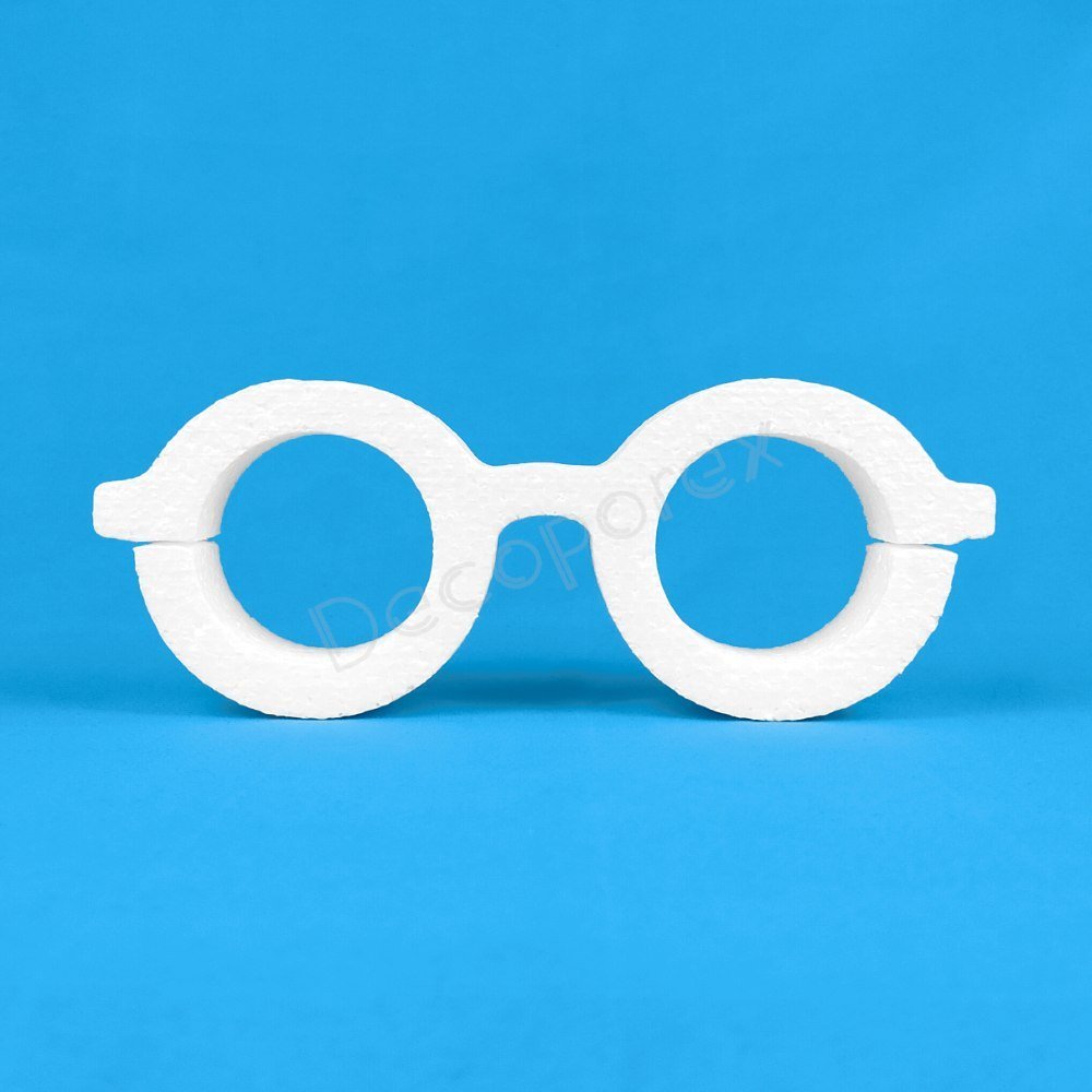 Brille aus Styropor zum Dekorieren – Fotobox, Events und Schaufenster
