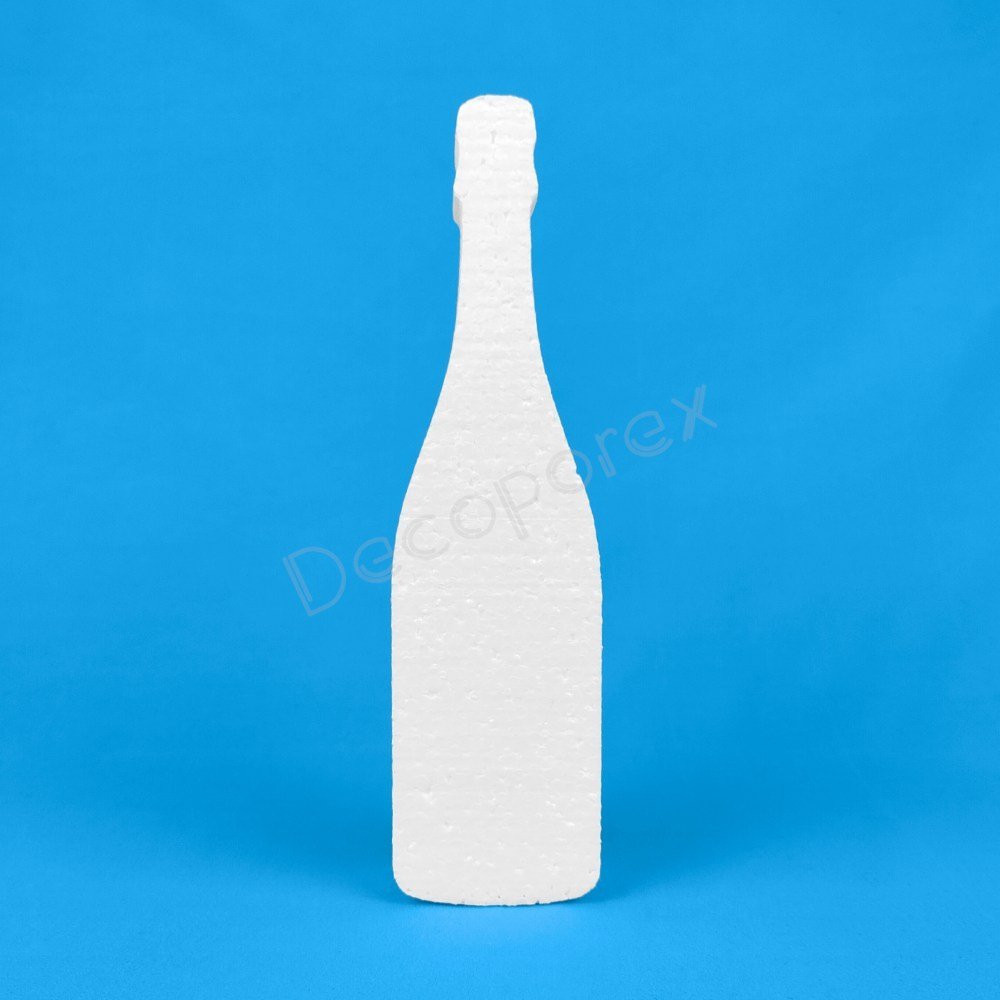 Botella de champán de poliestireno para decorar – Bodas, fiestas y celebraciones