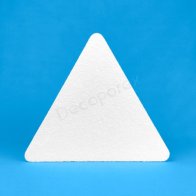 Polystyrene triangle shape for decoration, crafts and creative projects