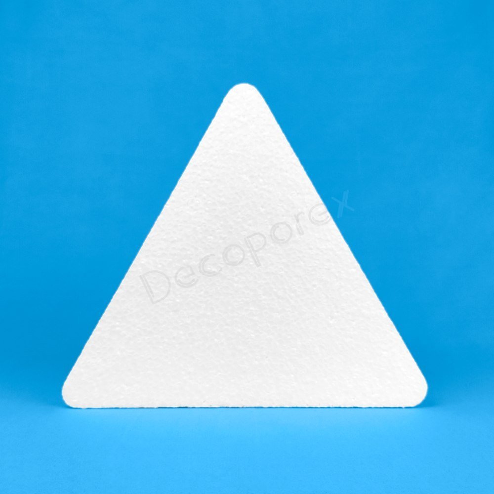Triangle en polystyrène à décorer – Forme géométrique pour créations et décoration