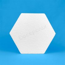 Hexagone en polystyrène à décorer – Décoration géométrique et design moderne