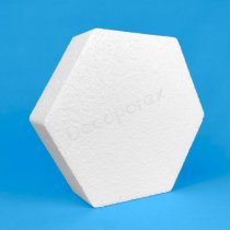 Esagono in polistirolo da decorare – Design geometrico e creatività moderna