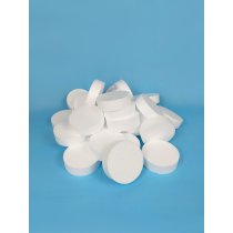 Polystyrolzylinder Ø10x3 cm | 24er-Set