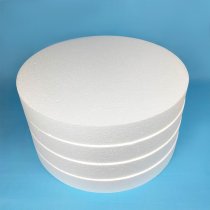 Polystyrolzylinder Ø40x5 cm | 4er-Set