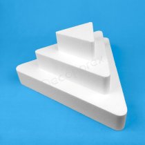 Polystyrene cake base kit – Triangular, 3 tiers, for original compo...
