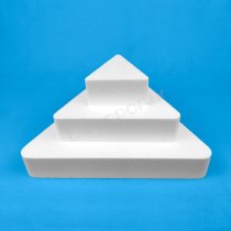 Kit di basi per torta in polistirolo – Triangolare, 3 piani, per co...