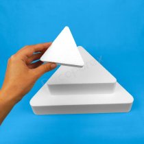 Kit di basi per torta in polistirolo – Triangolare, 3 piani, per co...