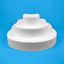 Polystyrene cake base kit – Cat head, 3 tiers, for children's parti...