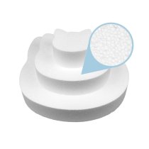 Polystyrene cake base kit – Cat head, 3 tiers, for children's parti...