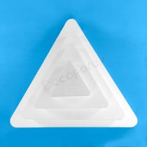 Polystyrene cake base kit – Triangular, 4 tiers, for original setup...