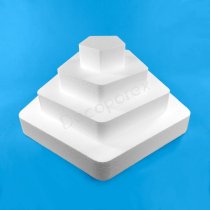 Polystyrene cake base kit – Pentagonal, 4 tiers, for geometric setu...