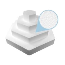 Polystyrene cake base kit – Hexagonal, 4 tiers, for modern composit...