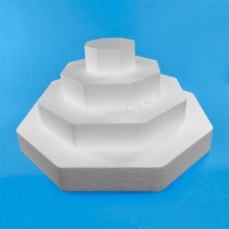 Polystyrene cake base kit – Octagonal, 4 tiers, for elegant setups ...