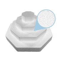 Polystyrene cake base kit – Octagonal, 4 tiers, for elegant setups ...