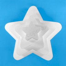 Polystyrene cake base kit – Star, 4 tiers, for special celebrations...