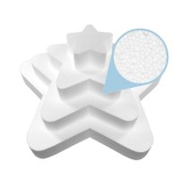 Kit de bases à gâteau en polystyrène – Étoile, 4 étages, pour céléb...