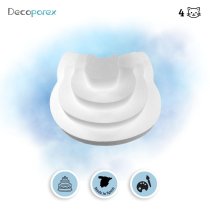 Polystyrene cake base kit – Cat head, 4 tiers, for children's parti...