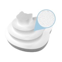 Polystyrene cake base kit – Cat head, 4 tiers, for children's parti...