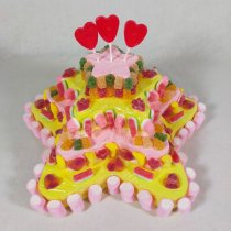Base per torta stella in polistirolo 4 piani