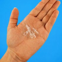 Colgador para Poliestireno Pack 5 Unidades con Anilla 19mm
