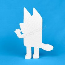 Bluey polystyrene shape for birthday parties and themed decorations