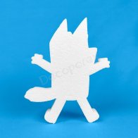 Bluey aus Styropor zum Dekorieren – Kindergeburtstage und Themenpartys