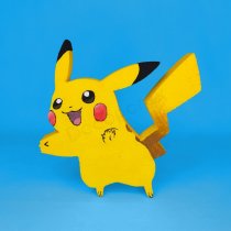 Sagoma di polistirolo del Pokémon Pikachu