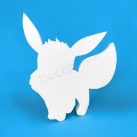 Silueta de Pokémon Eevee en poliestireno - 0632