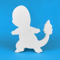 Silueta de Pokémon Charmander en poliestireno