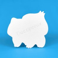 Silueta de Pokémon Bulbasaur en Poliestireno