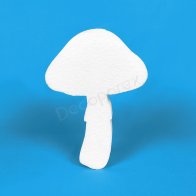 Polystyrene amanita mushroom for DIY crafts and décor