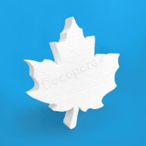 Polystyrene maple leaf for DIY crafts and autumn décor