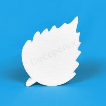 Polystyrene birch leaf for DIY crafts and autumn décor