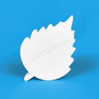Polystyrene birch leaf for DIY crafts and autumn décor