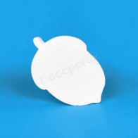 Polystyrene acorn for DIY crafts and autumn décor