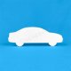 Silueta de coche berlina en poliestireno para decoración y manualidades