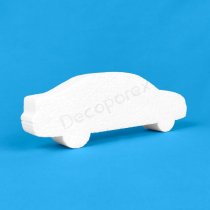 Sedan car polystyrene shape for decoration and DIY crafts
