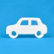 Silhouette de voiture compacte en polystyrène pour décoration et loisirs créatifs