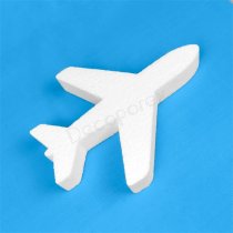 Airplane polystyrene shape for decorations, parties and DIY crafts