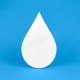 Gota de agua en poliestireno para decoración, eventos y manualidades