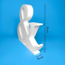 1 Meter Giant Letters Times New Roman – Custom Polystyrene Initials for Weddings and Events