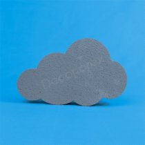 Cloud polystyrene shape for decoration, DIY crafts and school projects