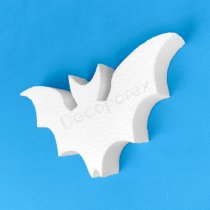 Polystyrene bat for Halloween decorations, spooky parties and DIY crafts
