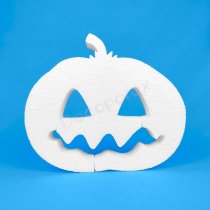 Zucca di Halloween in polistirolo per decorazioni e feste horror