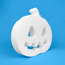Calabaza de Halloween en poliestireno para decoración y fiestas de terror