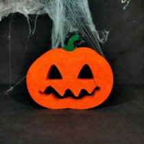 Polystyrene Halloween pumpkin for spooky parties and decorations