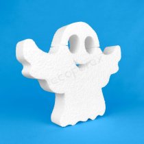 Polystyrene ghost for Halloween decorations, spooky parties and DIY crafts